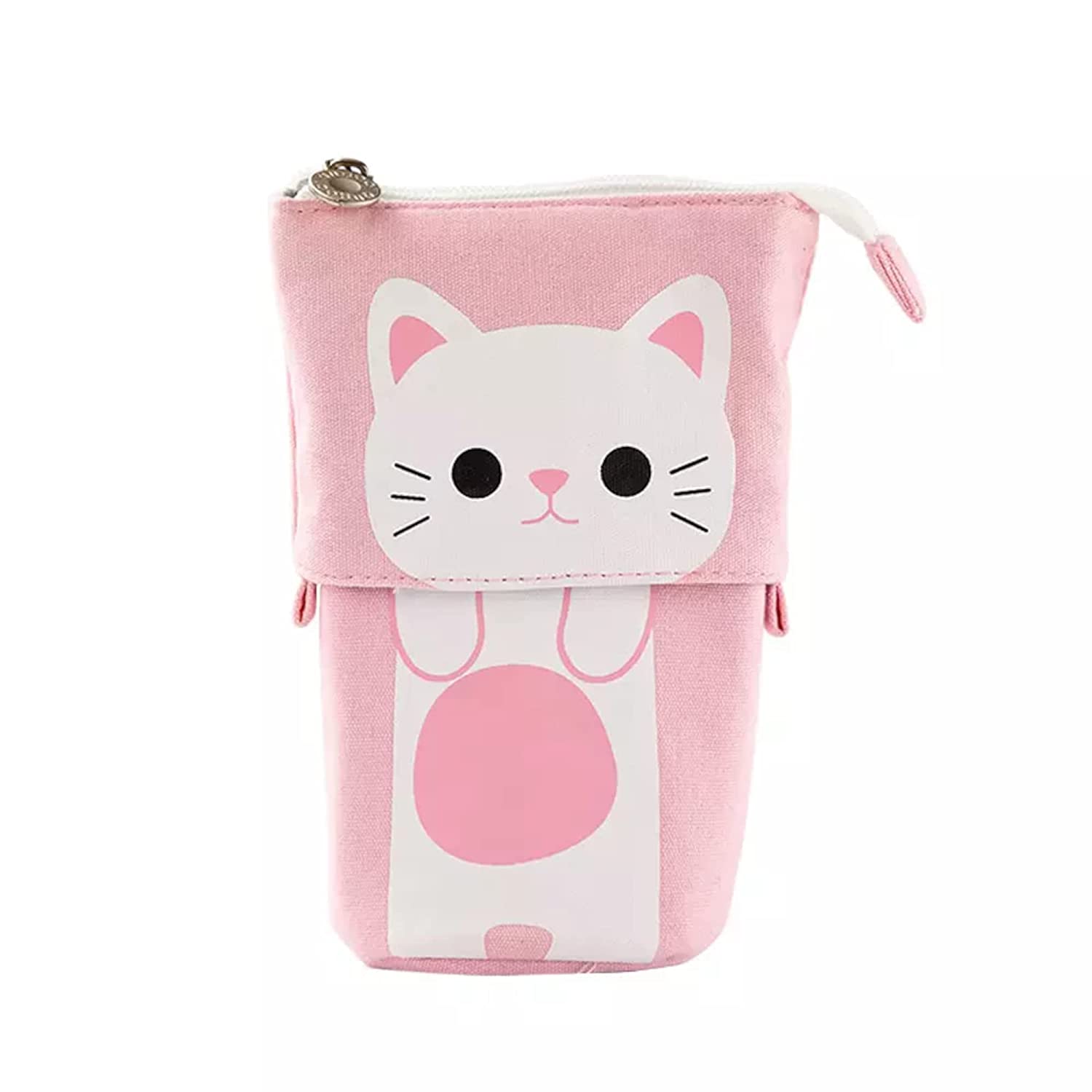 Small Cute Pencil Cases Stand Up Pencil Holder Telescopic Pencil Case Pen  Pouch Bag For Student Teens Girls Adults