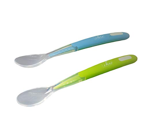 Silicone Baby Spoon, Baby First Stage Feeding Spoon, Soft Tip